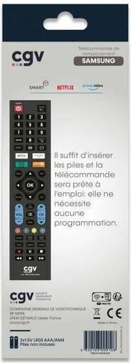 Actual product image CGV Universal Fernbedienung FIDELIO Samsung (Universal remote control)