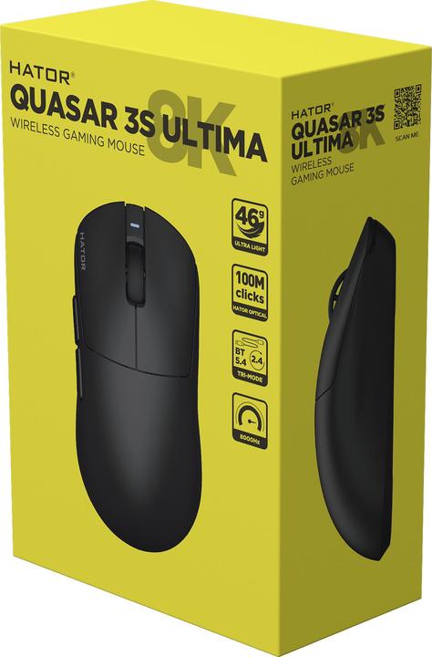 Actual product image Hator Quasar 3S Ultima 8K Wireless (Cable, Wireless)