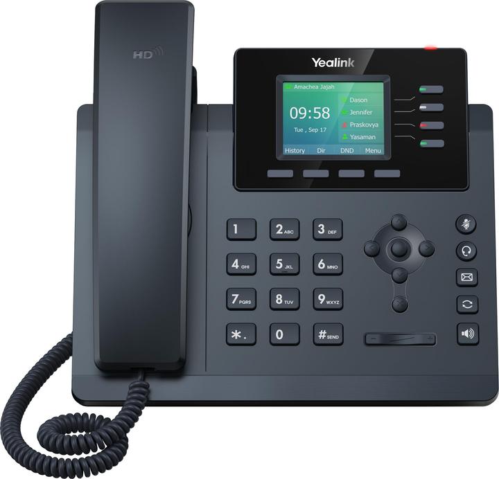 Produktbild Yealink Téléphone SIP T34W 4 comptes Giga PoE Wifi