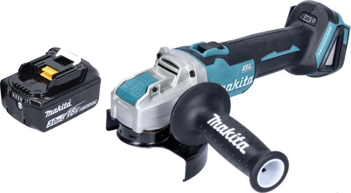 Produktbild Makita DGA 521 F1X1 Akku Winkelschleifer 18 V 125 mm X-LOCK Brushless + 1x Akku 3,0 Ah - ohne Ladeg (125 mm)