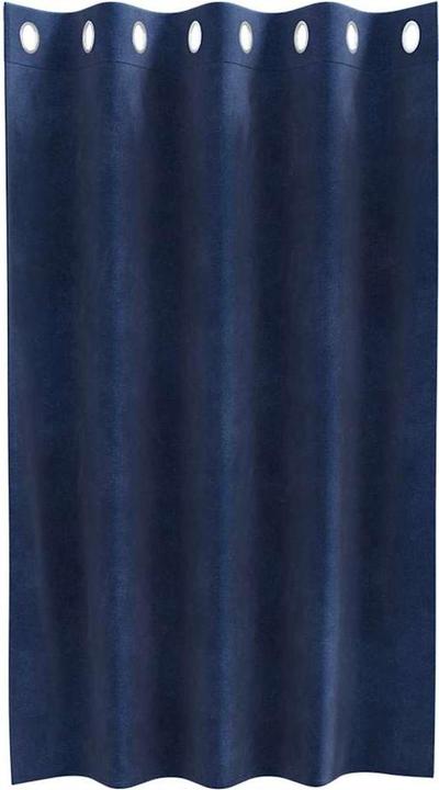 Immagine prodotto VidaXL Tende oscuranti con occhielli 2 pezzi Velluto blu scuro (140 x 140 cm)