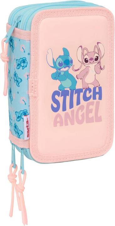 Lilo & Stitch Allzwecktasche Ohana Blau 12,5 x 19,5 x 5,5 cm 37 Stücke