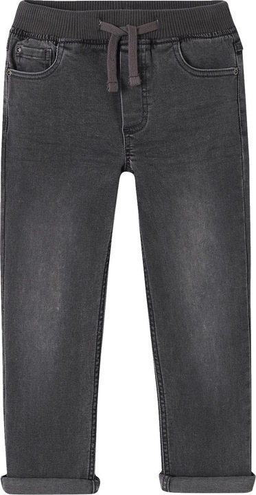 Actual product image Vertbaudet The UNVERWÜSTLICHE, robust boys' jeans with stretch waistband WATERLESS (98)
