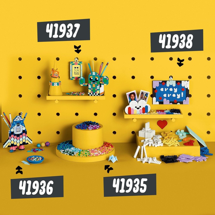 Produktbild LEGO Raketen Stiftehalter (41936, LEGO Dots)