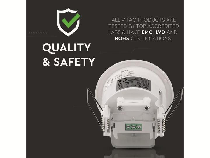 Actual product image V-TAC PIR ceiling sensor (6 m)