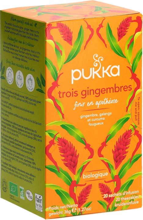 Image du produit Pukka Trois gingembres (36 g)