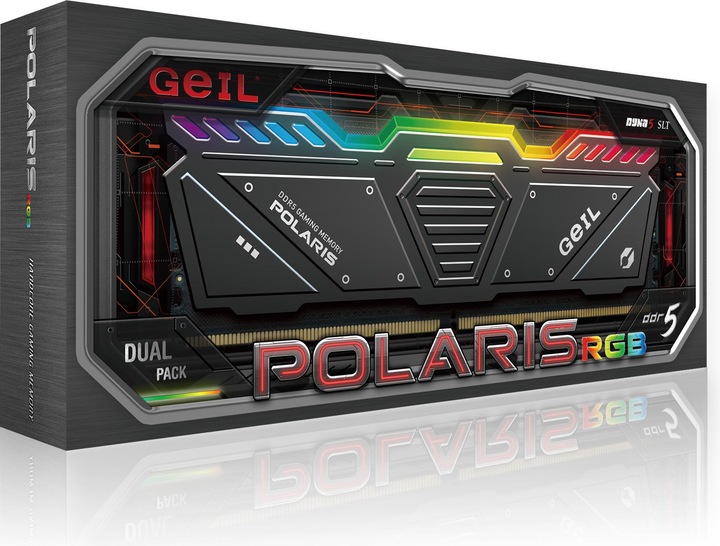 Actual product image GeIL Orion RGB AMD series (2 x 16GB, 5600 MHz, DDR5 RAM, DIMM)