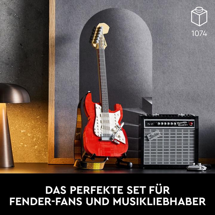 Image du produit LEGO Fender Stratocaster (21329, LEGO Ideas, LEGO difficiles à trouver)