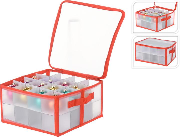 Actual product image Christmas Gifts Storage box for Christmas baubles (34 x 34 x 17 cm)