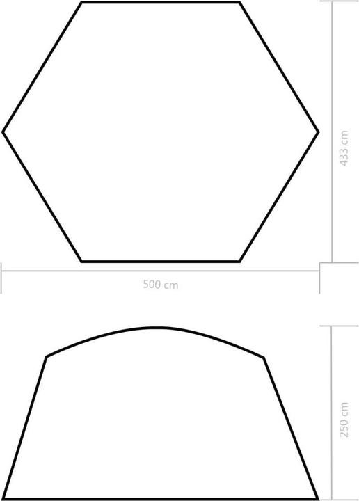 Produktbild vidaXL Pool-Zelt