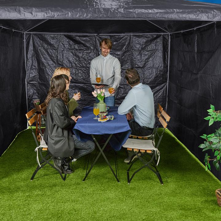 Actual product image Relaxdays 3x gazebo side parts (300 cm)