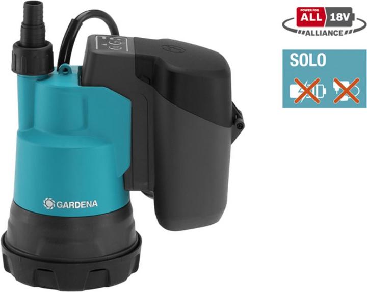 Productafbeelding Gardena Helderwater dompelpomp accu 2000/2 18V P4 (Pomp voor regentonnen)