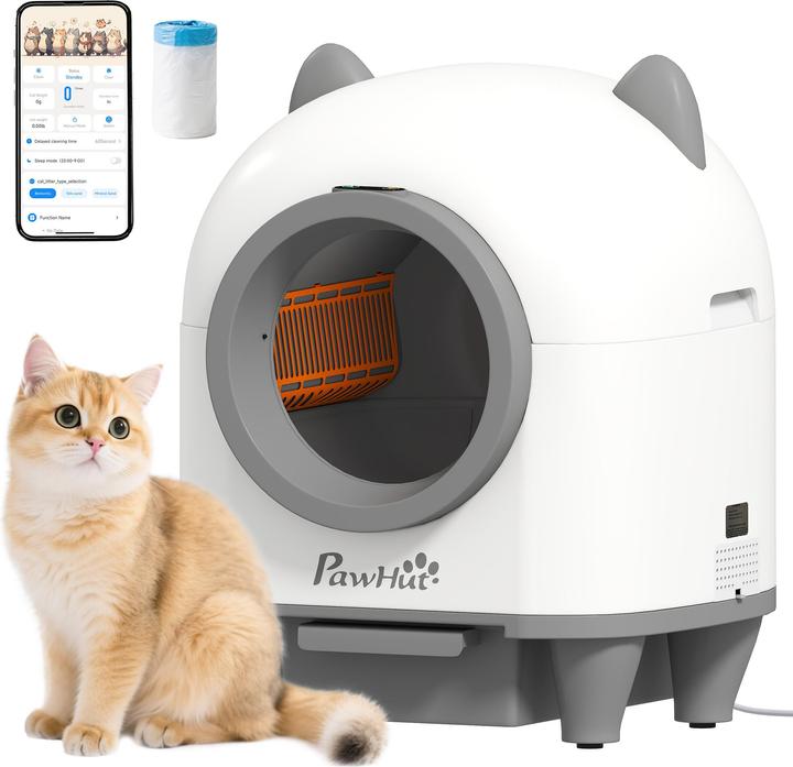 PawHut Automatisch Katzenklo (Katzenklo geschlossen)