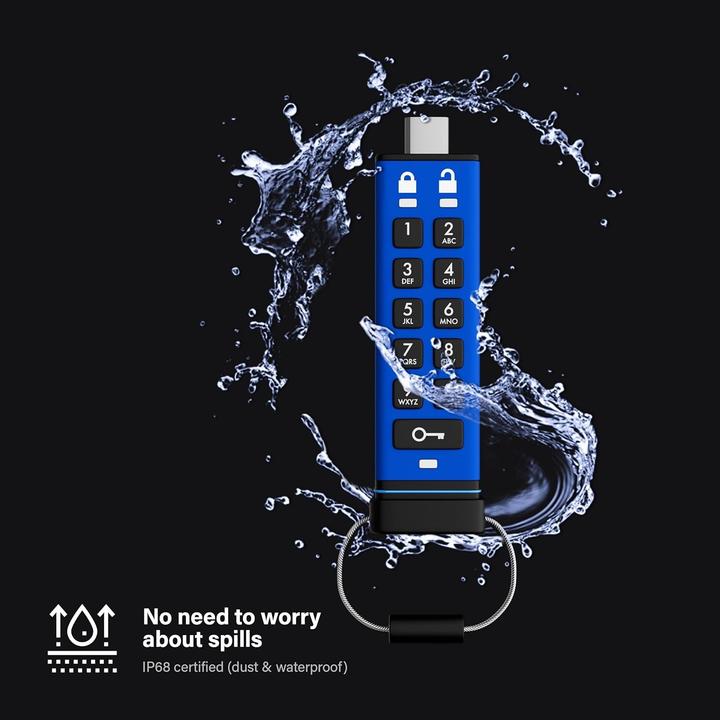 Actual product image iStorage datAshur PRO+ Type C (128 GB, USB-C)