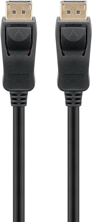 Actual product image Goobay Clicktronic Series 1.4 DisplayPort Connector Cable 1.4, 1 m, Black (1 m)