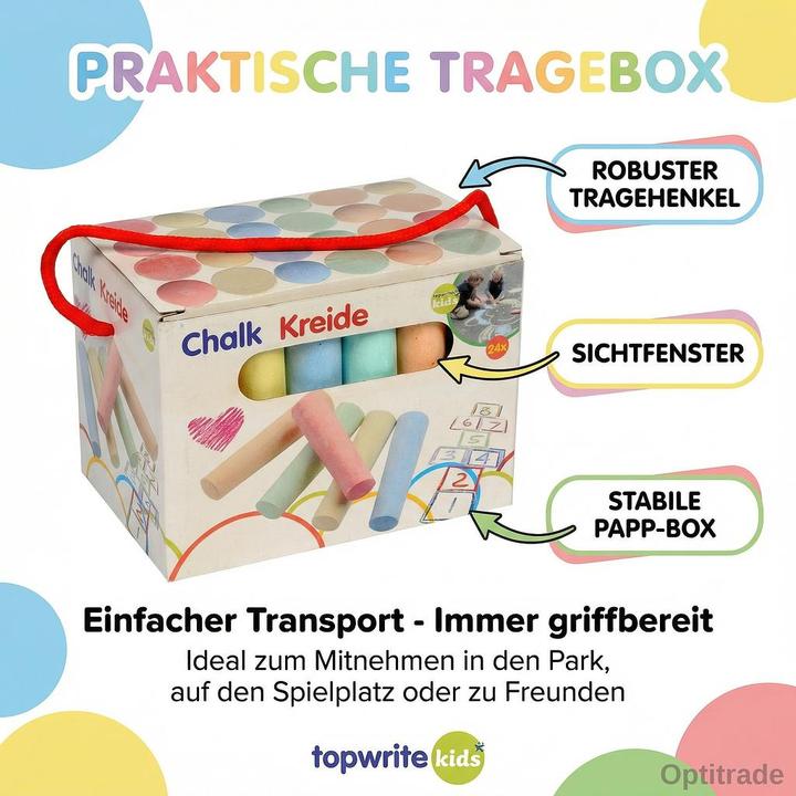 Produktbild Topwrite Kids Bürgersteigskreide, 24.. (24 x)