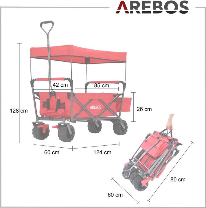 Actual product image Arebos Handcart