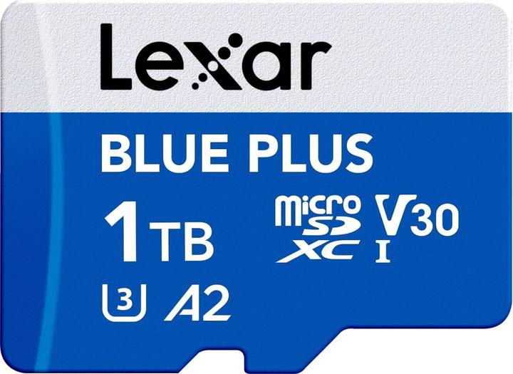 Image du produit Lexar MEMORY MICRO SDXC 1TB UHS-I/LMSBLPL001T-BNANG (1000 Go, microSDXC, U3, UHS-I)