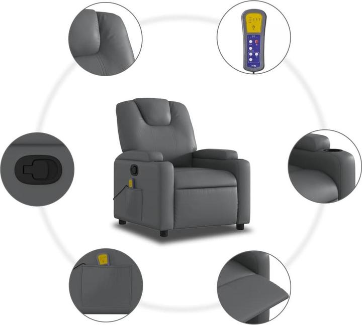 Actual product image vidaXL Massage-Relaxsessel