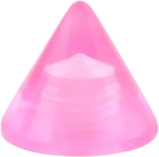Actual product image Star Piercing Micro Cone pink transparent (Acrylic, without brass)