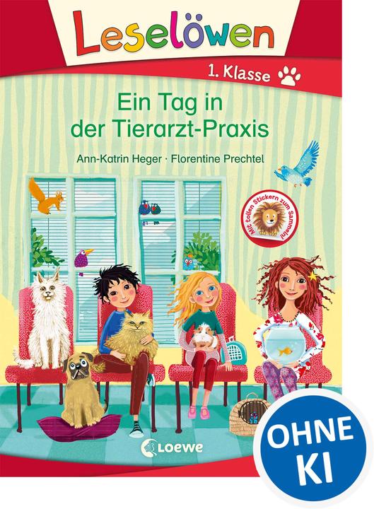 Produktbild Leselöwen 1. Klasse - Ein Tag in der Tierarzt-Praxis (Deutsch, Ann-Katrin Heger, 2018)