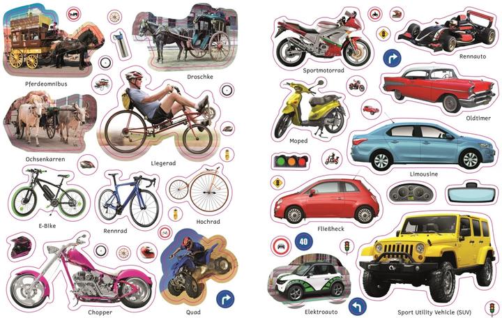 Immagine prodotto Veicoli dell'enciclopedia degli adesivi