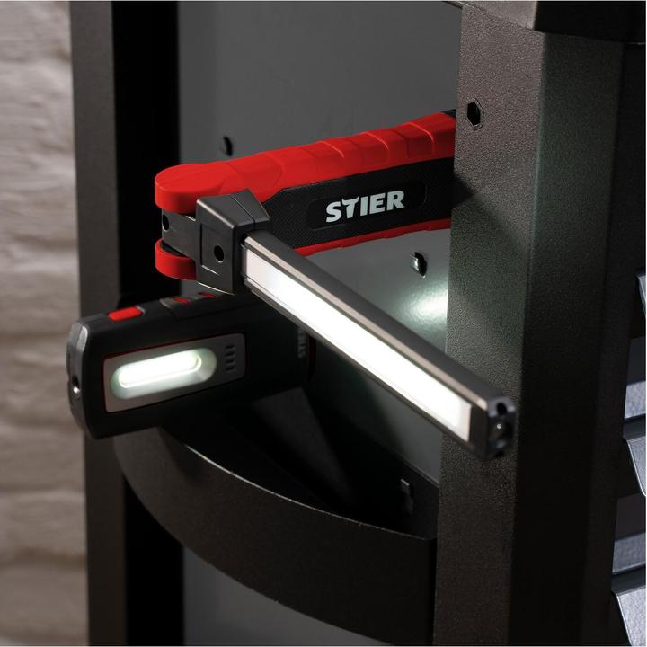 Image du produit Stier Jeu de lampes de travail à LED, 300/1 000 lumens, 120° (1000 lm)