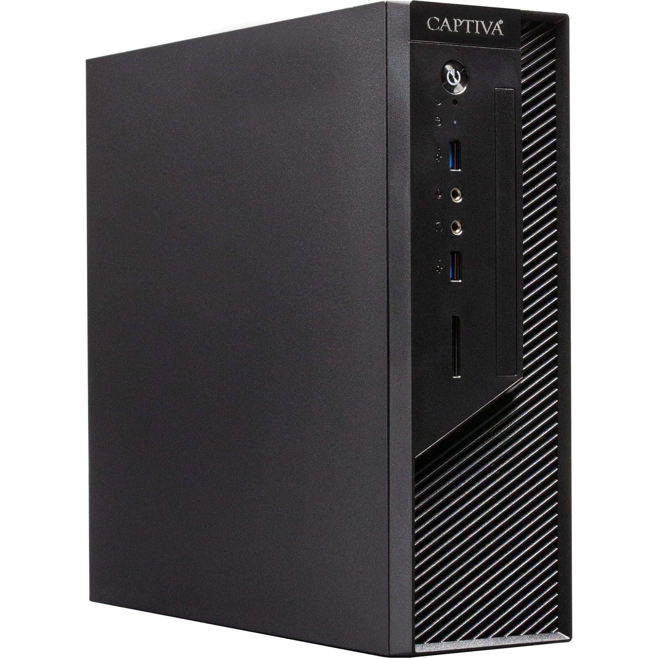 Captiva Workstation I73-152 Core i5 UHD Graphics (Intel Core i5-13400T, 8 GB, 500 GB, UHD Graphics 730), PC, Schwarz