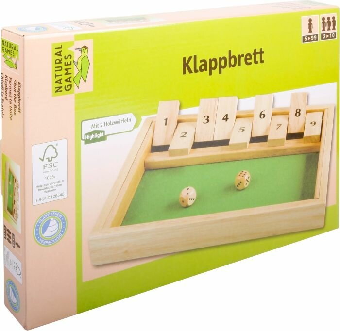 Natural games Klappbrett (Deutsch)