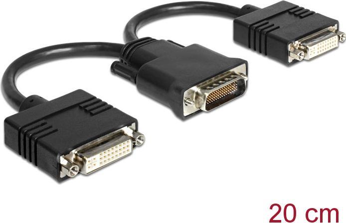 Produktbild Delock DMS-59 zu Dual DVI Kabel (DVI, 20 cm)