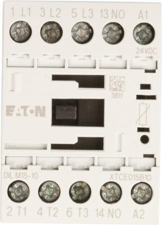 Image du produit Eaton Contacteur de puissance DILM DILM15-10(24VDC) 1 contact à fermeture 24 V/DC