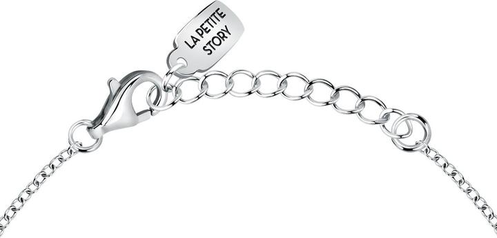 Actual product image La Petite Story - Delicate silver bracelet with a clear heart Silver LPS05AWV54 (Silver 925)