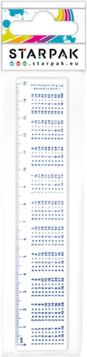 Image du produit Starpak Ruler 15cm avec table de multiplication - (163096) (15 cm, Matières plastiques)