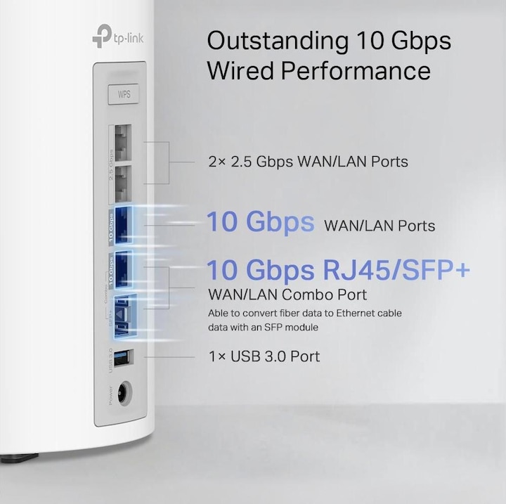 Produktbild TP-Link Deco BE85 Wi-Fi 7 Mesh 19000mbit speed (1-pack)