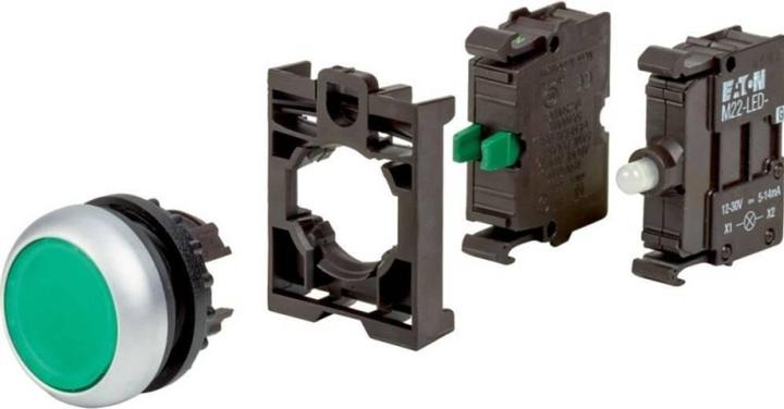 Produktbild Eaton M22-DL-G-K10LED-BVP Leuchtdrucktaster Frontring Kunststoff 1 St.