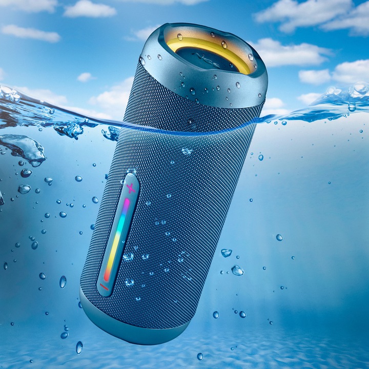 Produktbild NGS Enceinte Nomade Bluetooth Roller Furia 2 (Bleu) (9 h, Akkubetrieb)