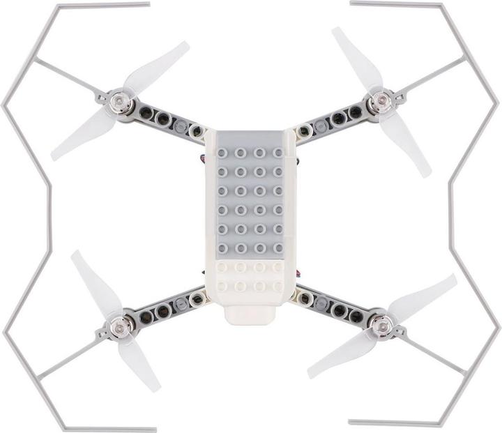 Actual product image LiteBee Drone V2 in building block system for STEM