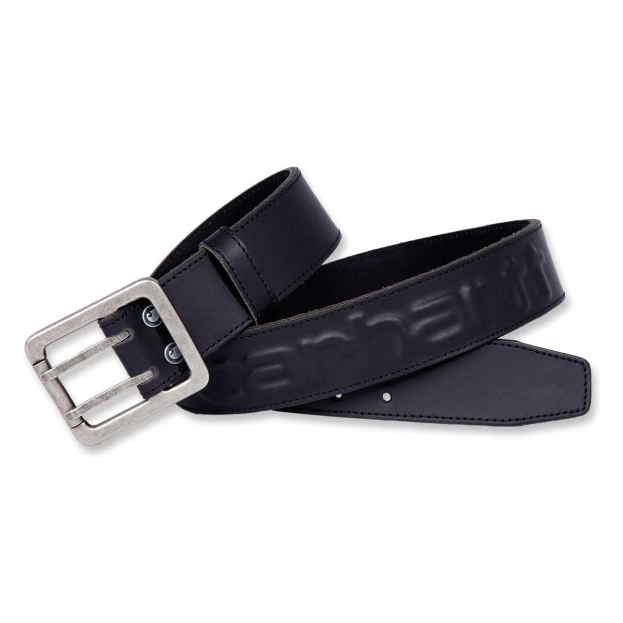 Carhartt, Herren, Gürtel, Logo Belt Black Gr.W34, Schwarz, (34)