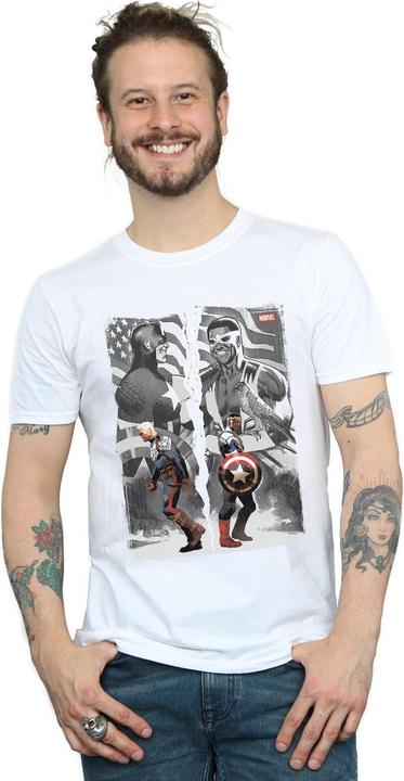 Produktbild Falcon And Captain America Split TShirt (XL)