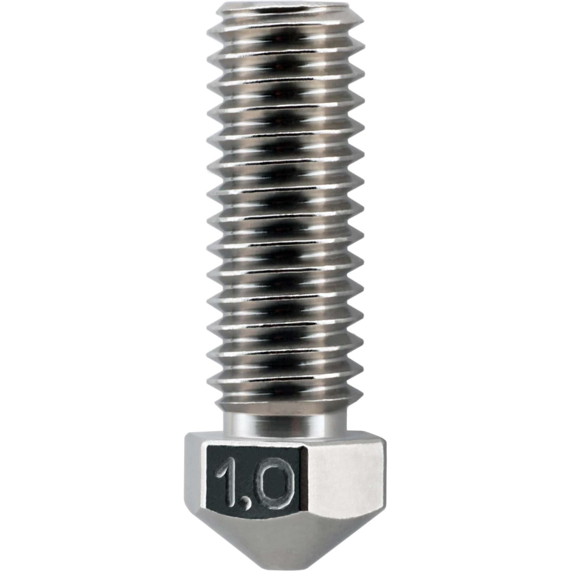 MicroSwiss Micro Swiss Plated Wear Resistant High Flow Volcano Compatible / Artillery Sidewinder 1.75mm Nozzle (Düse), 3...