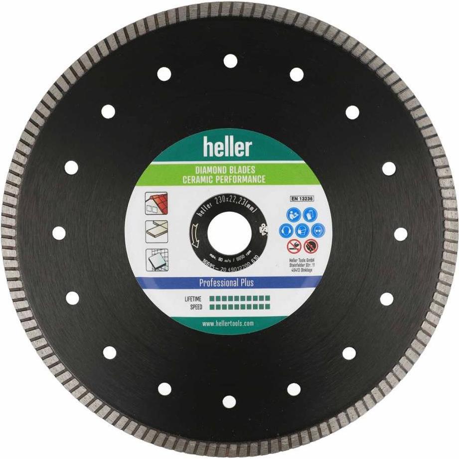 Heller, Lama, Utensili Diamond Blade Ceramic Performance 230 x 22,23