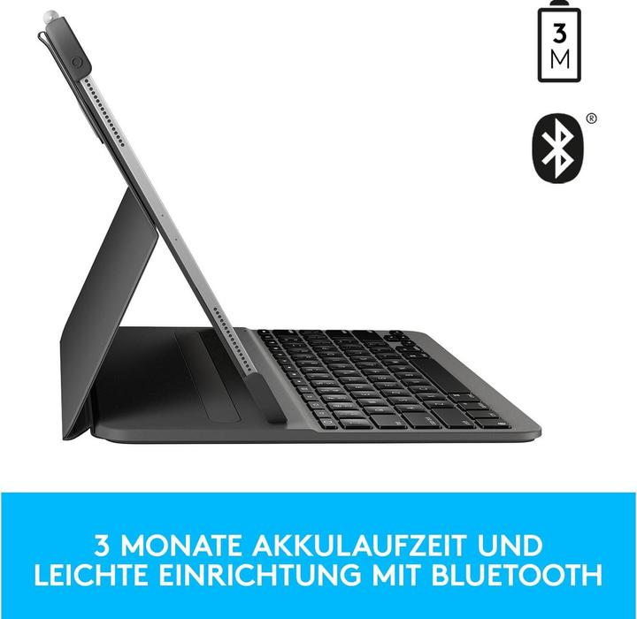 Actual product image Logitech Slim Folio Pro (CH, iPad Pro 11 2022 (4th Gen), iPad Pro 11 2021 (3rd Gen), iPad Pro 11 2018 (1. Gen), iPad Pro 11 2020 (2. Gen))