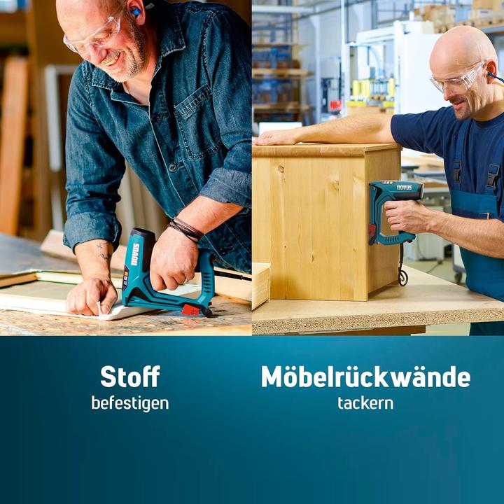 Image du produit Novus Tools 031-0369 Agrafeuse électrique Type d'agrafe 37, Type 53 Longueur d'agrafe 6 - 14mm