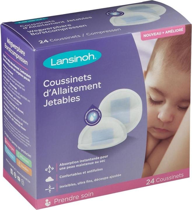 Lansinoh Disposable Nursing Pads - Soft and Ultra Absorbent (24x)