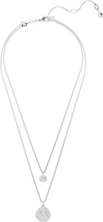 Immagine prodotto Swarovski Collana Meteora in look stratificato bianco (Metallo Swarovski, 38 cm)