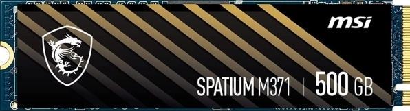Actual product image MSI Spatium M371 (500 GB, M.2 2280)