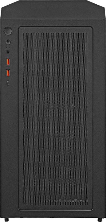 Actual product image Cougar Uniface Black| PC Case | Mid Tower / Mesh Front Panel / 2 x ARGB Fans / TG Left Panel (ATX, Mini-ITX, SSI CEB)