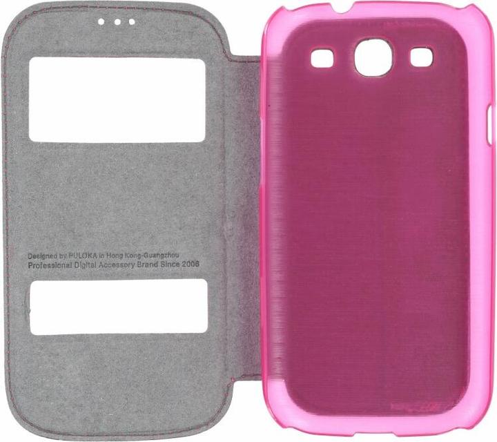 Productafbeelding Puloka Flip hoesje voor Samsung Galaxy S3 roze (Samsung Galaxy S III)