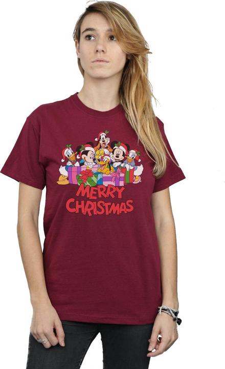 Immagine prodotto Disney Mickey Mouse And Friends Christmas Maglietta Ampia Donna (L)