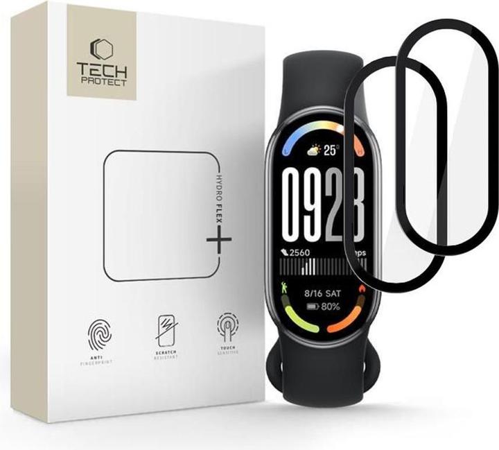 Tech-Protect Glass Flex+ 2er-Pack Hybridglas für Xiaomi Smart Band 10 / 10 NFC - Schwarz